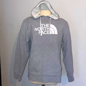 The North Face Half Dome chest print hoodie in Grey